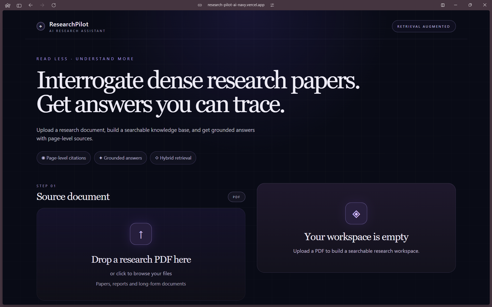 Abstract technical illustration for ResearchPilot AI