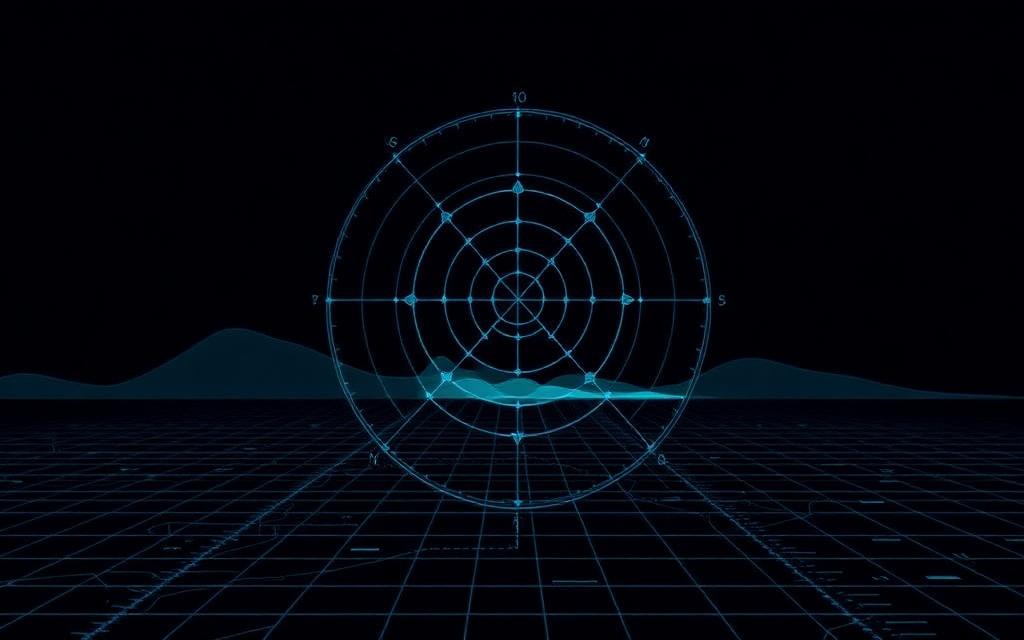 Abstract technical illustration for CityLifeScore